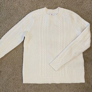 Vineyard Vines Beige Merino Wool Knit Sweater